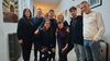 Axel Kicillof y su esposa con el elenco de La madre, la obra protagonizada por Cecilia Roth y Gustavo Garzón, y el director del Coliseo Podestá, Alejo García Pintos.