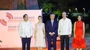 cambio climatico, sequia y sistema financiero, los ejes de fernandez en santo domingo