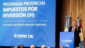 Martín Llaryora presentó los resultados de un programa de gobierno en la Bolsa de Comercio de Córdoba