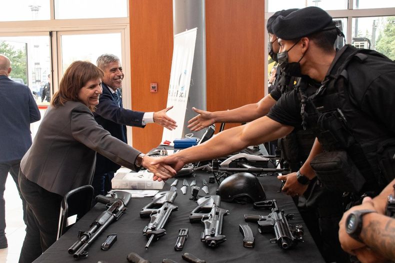 Juan Pablo Quinteros y Patricia Bullrich, en C&oacute;rdoba.