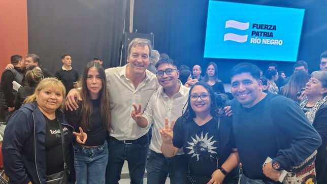 Martín Soria, cara de Fuerza Patria, días previos a la elección en Río Negro.