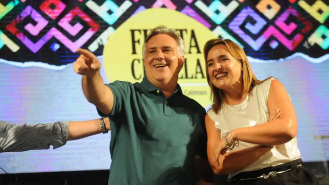 Martín Llaryora y Myrian Prunotto