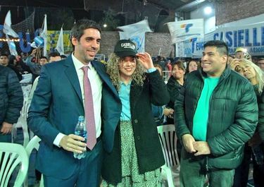 Eugenio Casielles con Lourdes Arrieta.&nbsp;