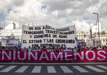 La marcha Ni una menos del 3 de junio pasado, contra la violencia de género.