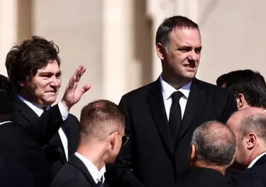 Javier Milei y Manuel Adorni.&nbsp;