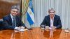 El alcalde Jorge Macri y el ministro Toto Caputo&nbsp;