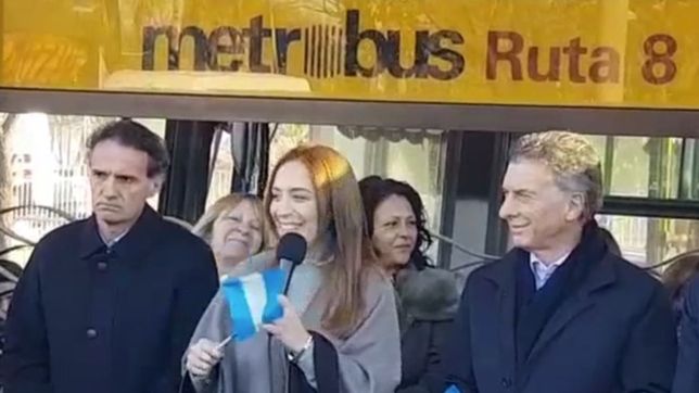 cruce lopez medrano - katopodis tras el acto de macri en san martin