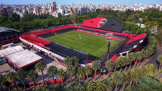 Cancha de Newells Old Boys donde se enfrentarán Colón de Santa Fe y Gimnasia de La Plata.