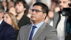 Claudio Vidal, gobernador de Santa Cruz, y una grieta que se agranda con su vice, Fabián Leguizamón.