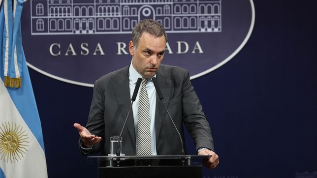 Manuel Adorni, portavoz de Javier MileiNoticias Argentinas