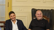 Maximiliano Pullaro y Hernán Rossi, el futuro director de la Casa de Santa Fe.