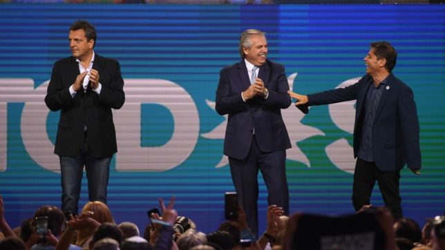 fernandez convoco a llenar la plaza de mayo el 17 y a celebrar el triunfo