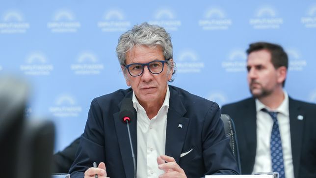 Juan Pazo, titular de la ARCA, durante el debate del Presupuesto 2026.