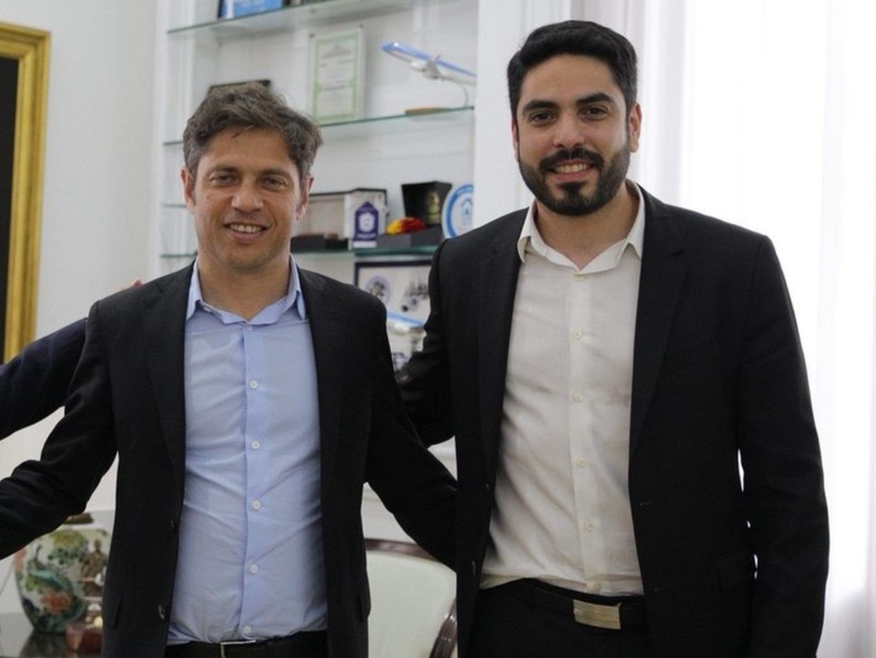 Axel Kicillof y Hugo Moyano (h)