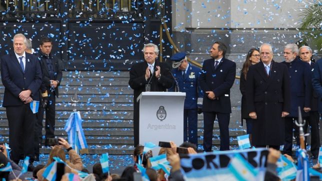 fernandez, en el dia de la bandera: la argentina no es un pais sin destino fernandez, en el dia de la bandera: la argentina no es un pais sin destino