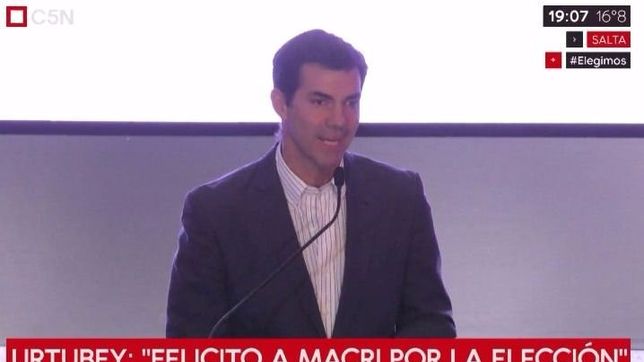 batacazo macrista en salta: urtubey reconocio la derrota y felicito a macri