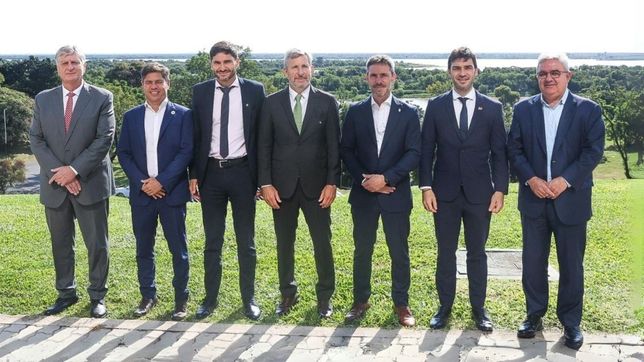 Gobernadores en la reunión del Consejo Federal de Inversiones (CFI) en Entre Ríos.