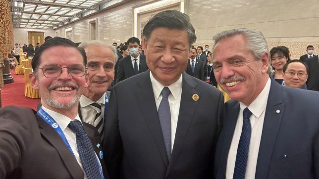 Alberto Fernández y Xi Jinping se sacaron una&nbsp;selfie en China