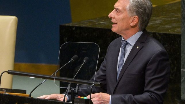 macri hablo ante la onu de su ?primer? mandato y de la ?incertidumbre? electoral