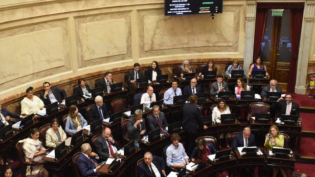 La votación en el Senado para suspender las PASO, como pretendía Javier Milei.