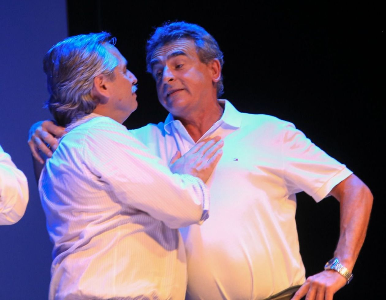 Alberto Fernández y Agustín Rossi