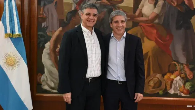 Joirge Macri y Toto Caputo. 