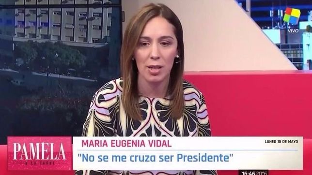 a la gobernadora vidal ?no? se le cruza por la cabeza ser candidata a presidenta