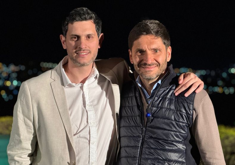 El candidato a diputado nacional por la UCR de La Pampa federico Guidugli consiguió el espaldarazo de Maximiliano Pullaro.