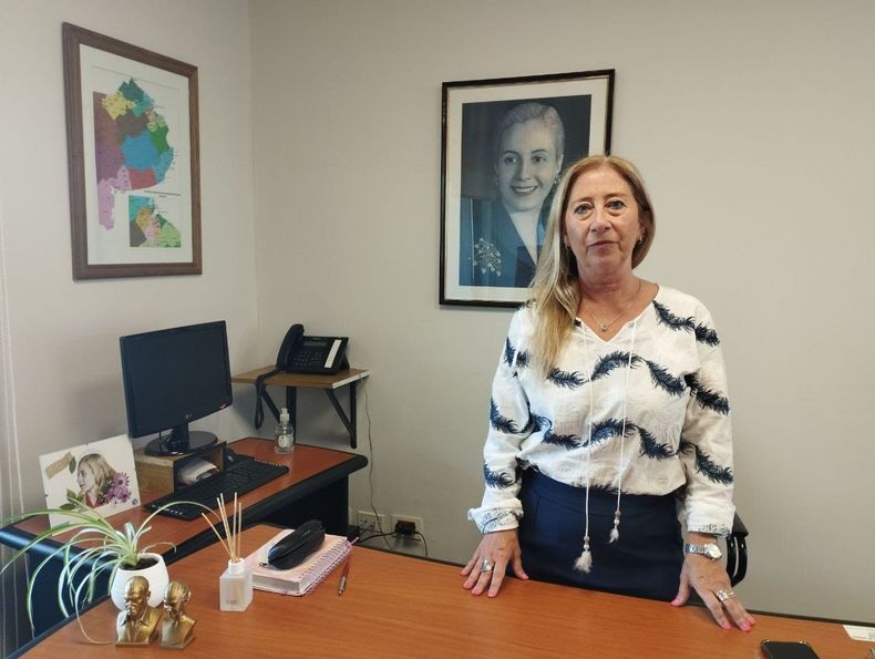 Adriana Donzelli, la candidata de Axel Kicillof.