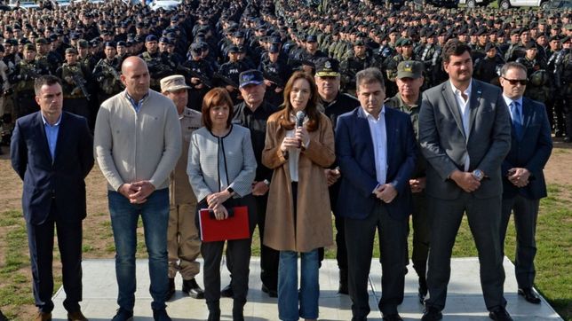 vidal y bullrich lanzaron un plan de despliegue de fuerzas federales