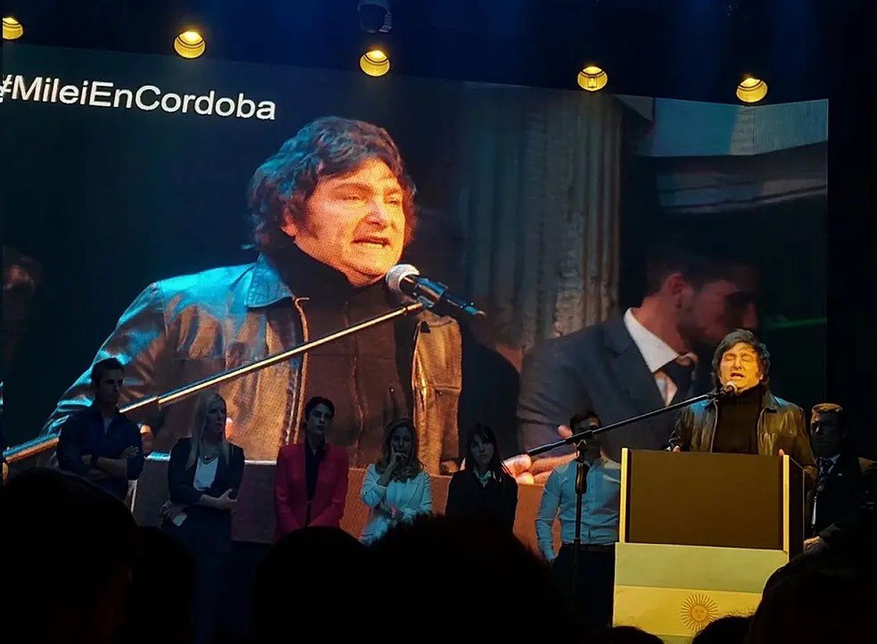 Javier Milei en Cordoba