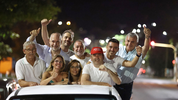 el intendente radical arraso en la falda y se le subieron todos