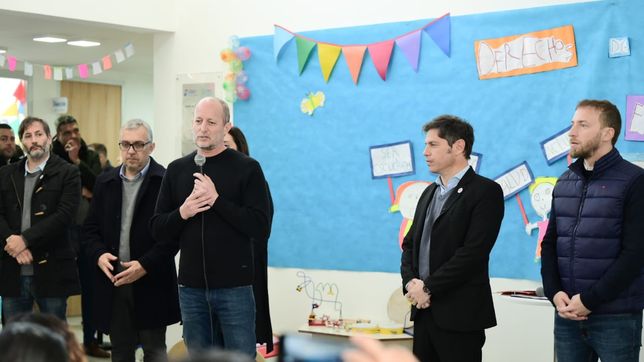 insaurralde, kicillof y otermin inauguraron un jardin en lomas