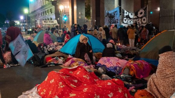 Si te gusta la lapicera, bancate la Plaza Piquetera