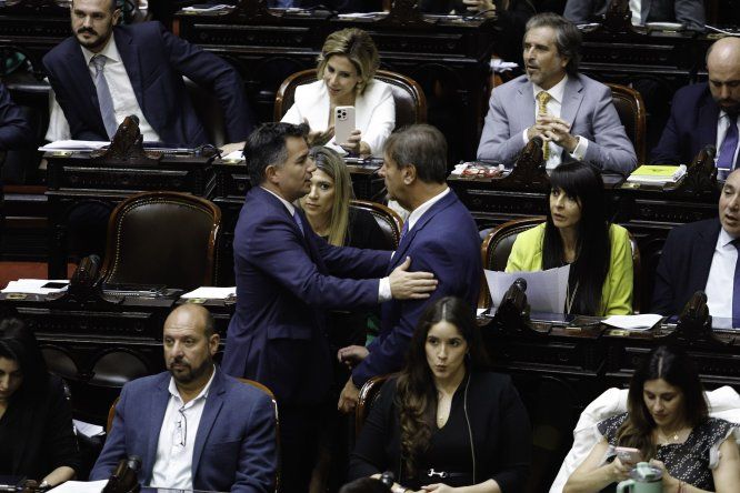 El bloque de Javier Milei en Diputados.&nbsp;