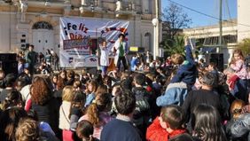 La Plata: Día del Niño Solidario en Plaza Islas Malvinas