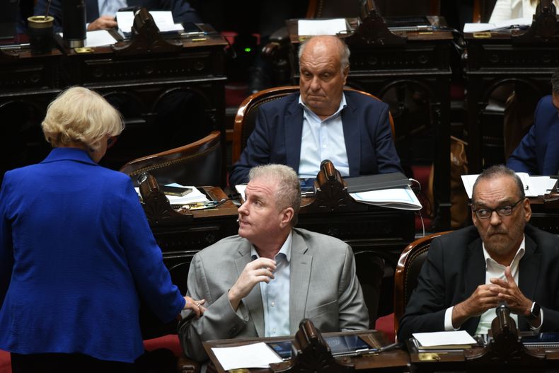 Silvana Giúdici y Gerardo Milman y Fernando Iglesias, diputados cercanos a Patricia Bullrich.  