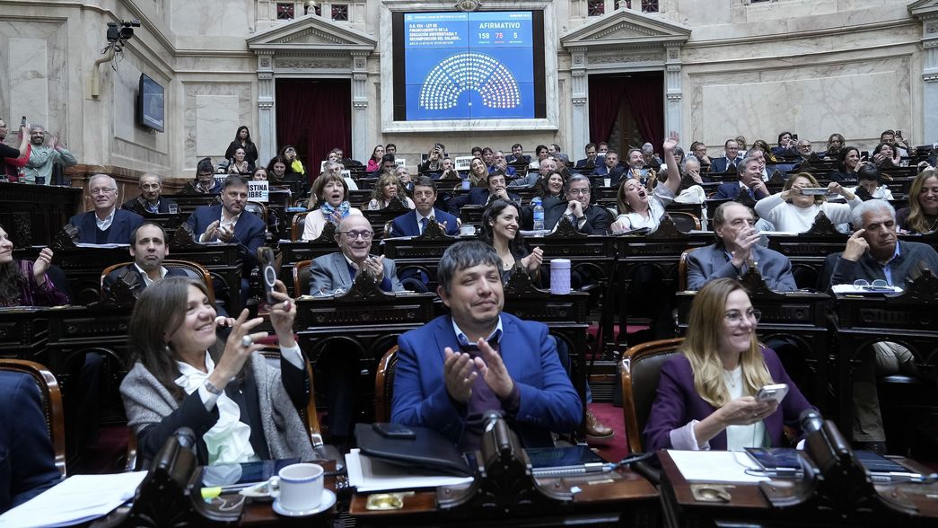 Sesión en que la oposición le dio dolores de cabeza a Milei. 