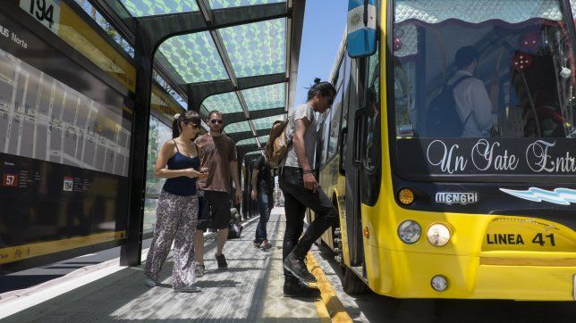Colectivos en la Ciudad de Buenos Aires.