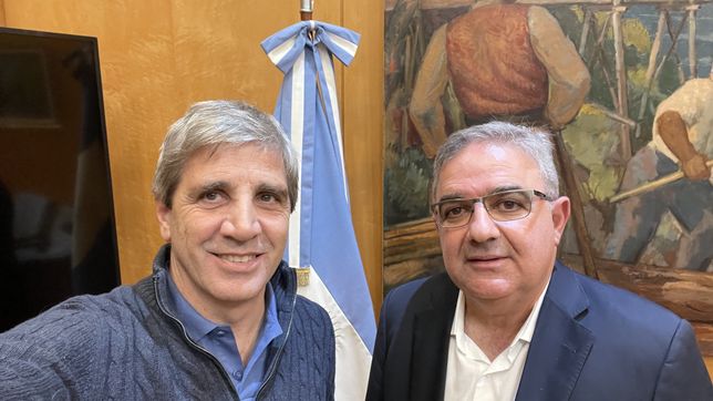 Toto Caputo y el gobernador de Catamarca, Raúl Jalil Toto Caputo y el gobernador de Catamarca, Raúl Jalil