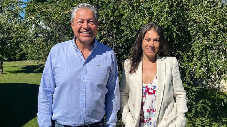 Rolando Figueroa y Lucila Crexell.&nbsp;