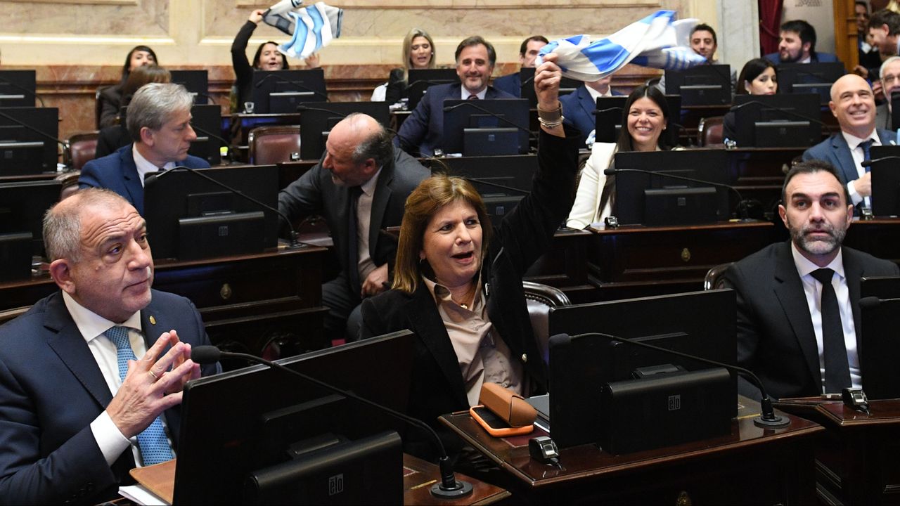 Patricia Bullrich, jefa de La Libertad en el Senado.
