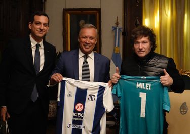Javier Milei invitó al presidente de Talleres, Andrés Fassi, a la Casa Rosada.
