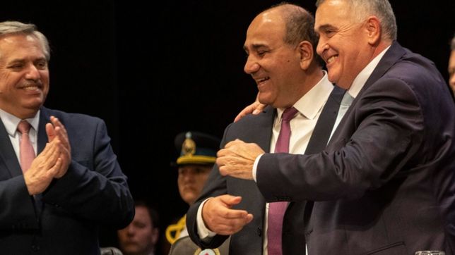 jaldo & manzur, doble comando organizado para la reaparicion de fernandez