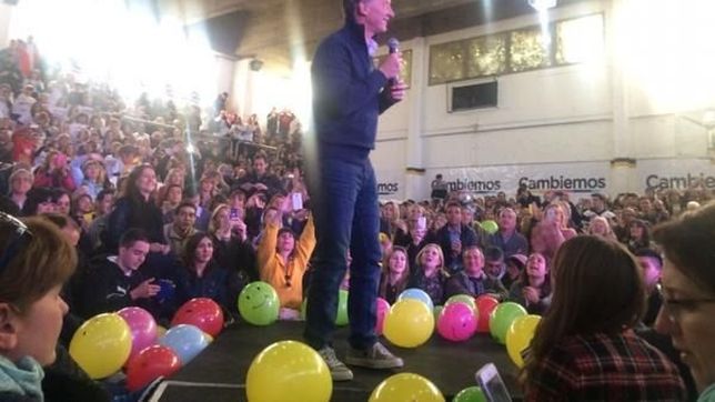 macri relanzo su campana en capital para atenuar el escandalo niembro