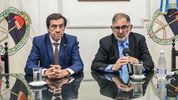 El gobernador de Jujuy Carlos Sadir con el intendente Raúl Chuli Jorge.