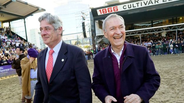 De local y con hinchada, Schiaretti evitó hablar de Massa en la Rural