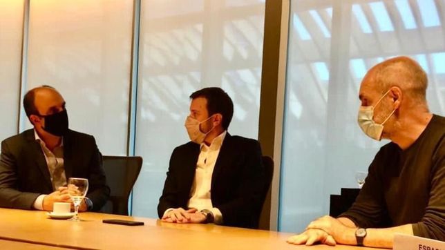 modelo buenos aires: corral y lopez molina visitaron a larreta