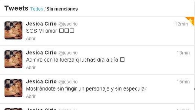 ?sos mi amor?: jesica cirio tambien acompano el cierre de insaurralde