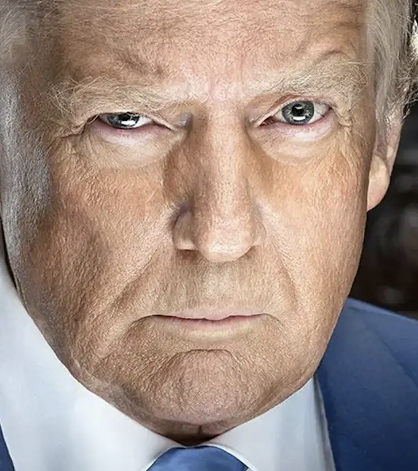 Uno de los retratos oficiales de Donald Trump, difundido poco antes de su segunda asunción el 20 de enero último, ya le anunciaba al mundo un gesto hostil.